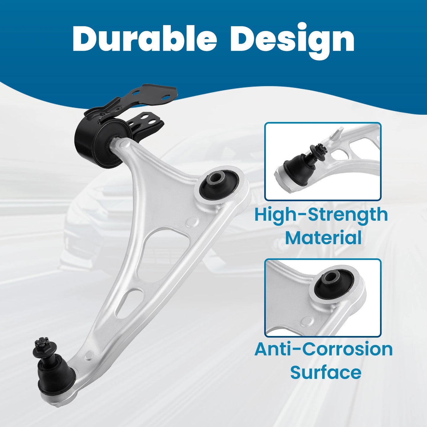 Front Lower Control Arms with Ball Joints for Honda Pilot Acura MDX (2009–2013)