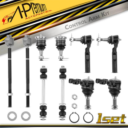 10x Front Sway Bar Tie Rod Ends for Chevy Silverado 1500 (2007–2018)