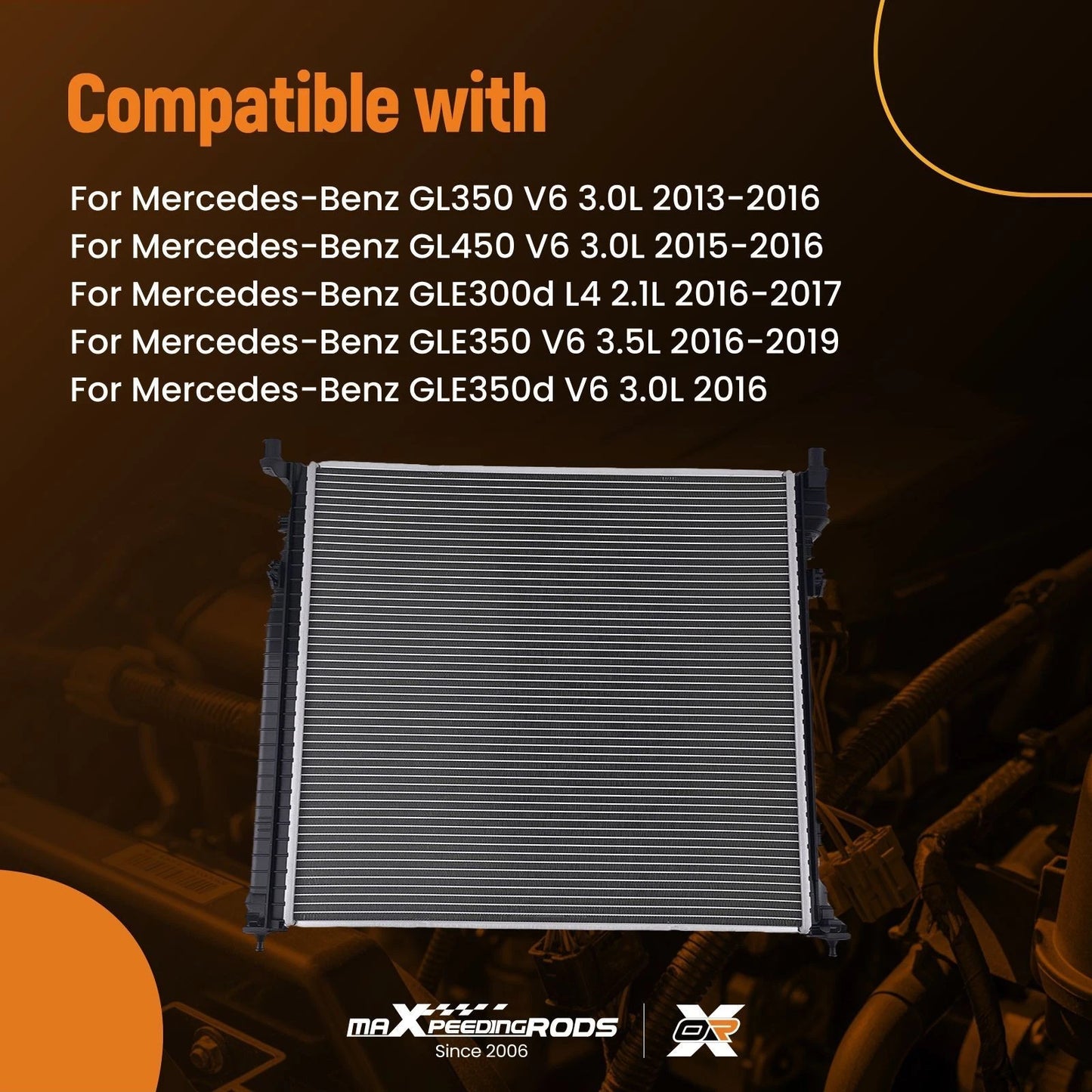 Auto Trans Radiator for Mercedes-Benz GL350/GL450 (2013–2016)