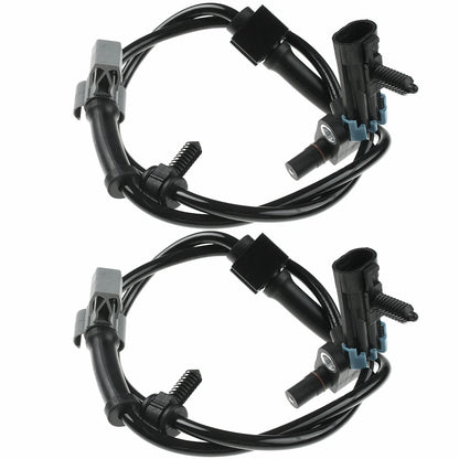 2X ABS Wheel Speed Sensor Front for Cadillac Escalade (2002–2020)