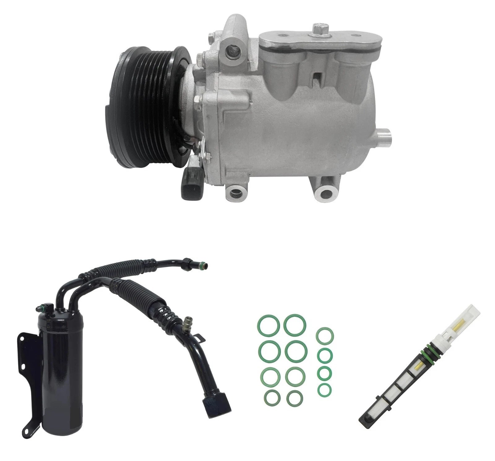 A/C Compressor Kit Replacement for Ford E-350 Econoline Club Wagon (2002–2007)