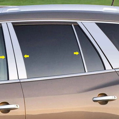 Luxury FX Chrome Pillar Post Set 6pc for Buick Enclave (2008–2017)