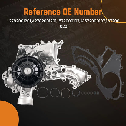 Belt-Driven Water Pump for Mercedes S550 SL550 ML550 (2012–2014)