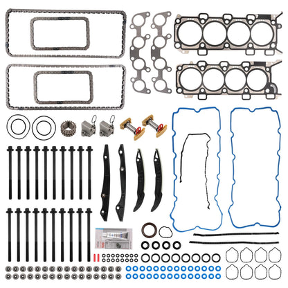 Engine Head Gasket Set w/Timing Chain for Ford Mustang 5.0L V8 (2011–2014)