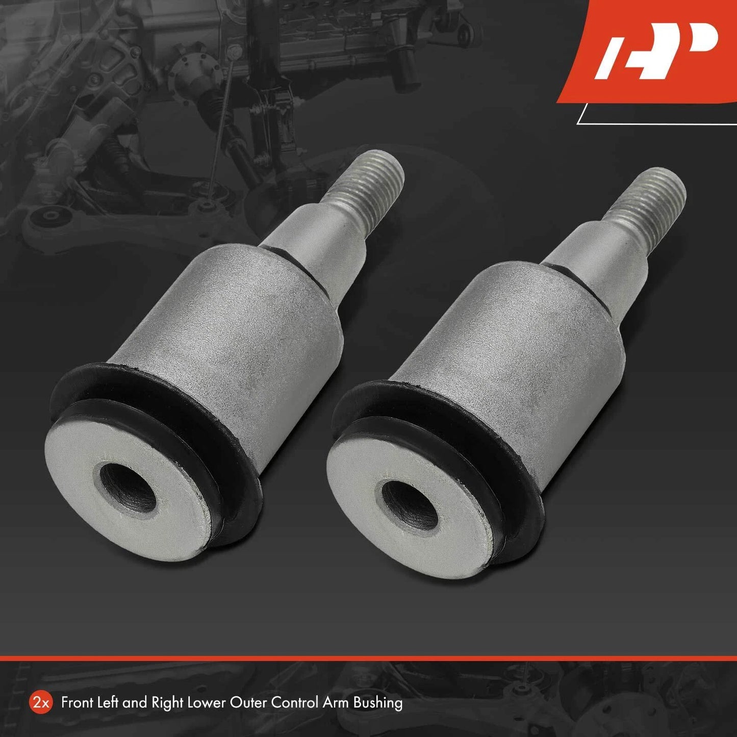 2X Front Lower Outer Control Arm Bushing for Chevy Trailblazer (2002–2009)
