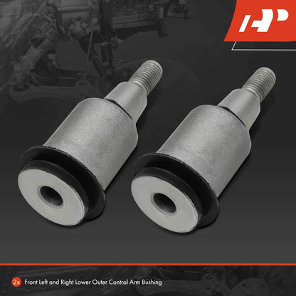 2X Front Lower Outer Control Arm Bushing for Chevy Trailblazer (2002–2009)
