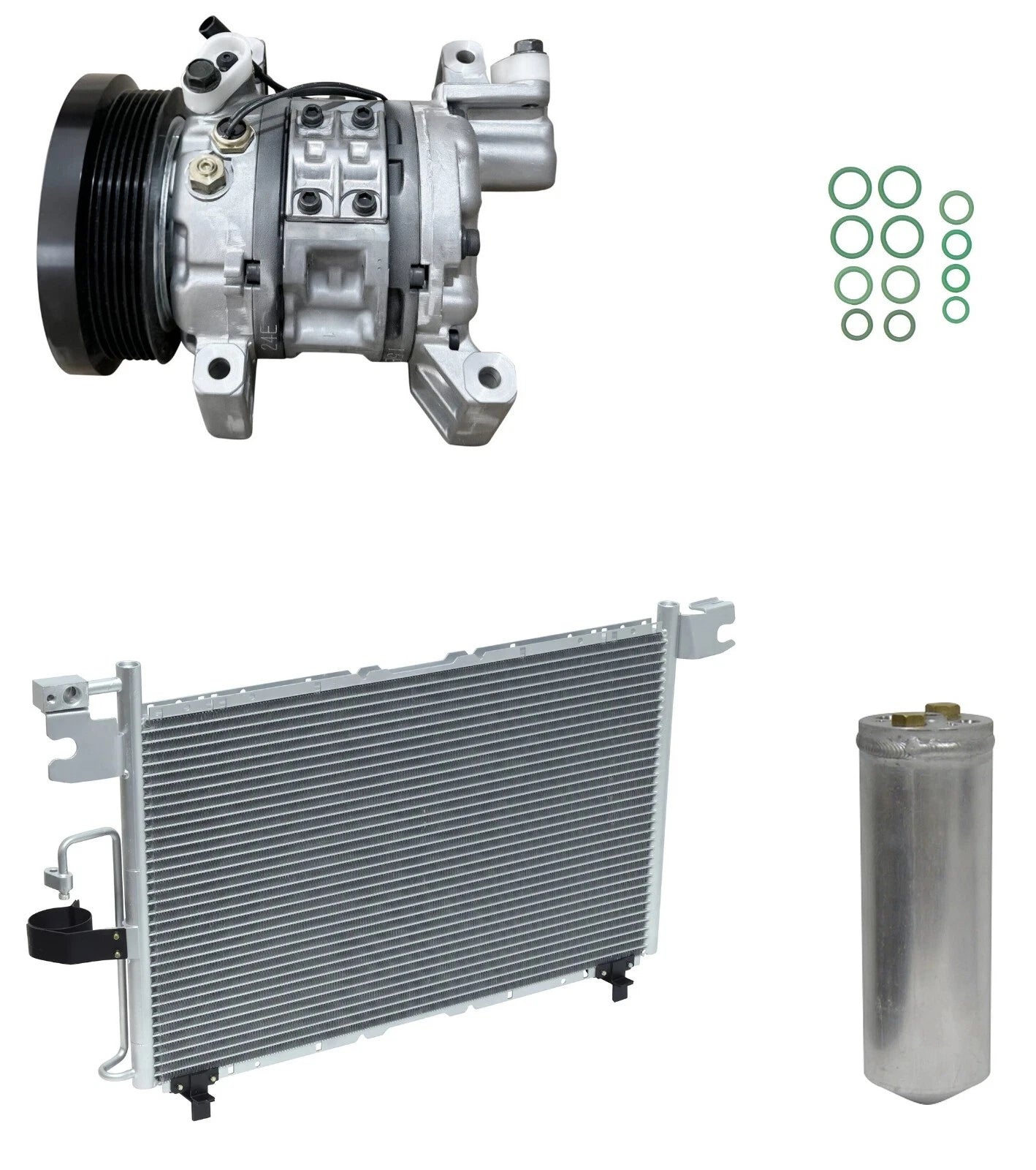 AC Compressor Kit With Condenser for Isuzu Trooper 3.5L (2001–2003)
