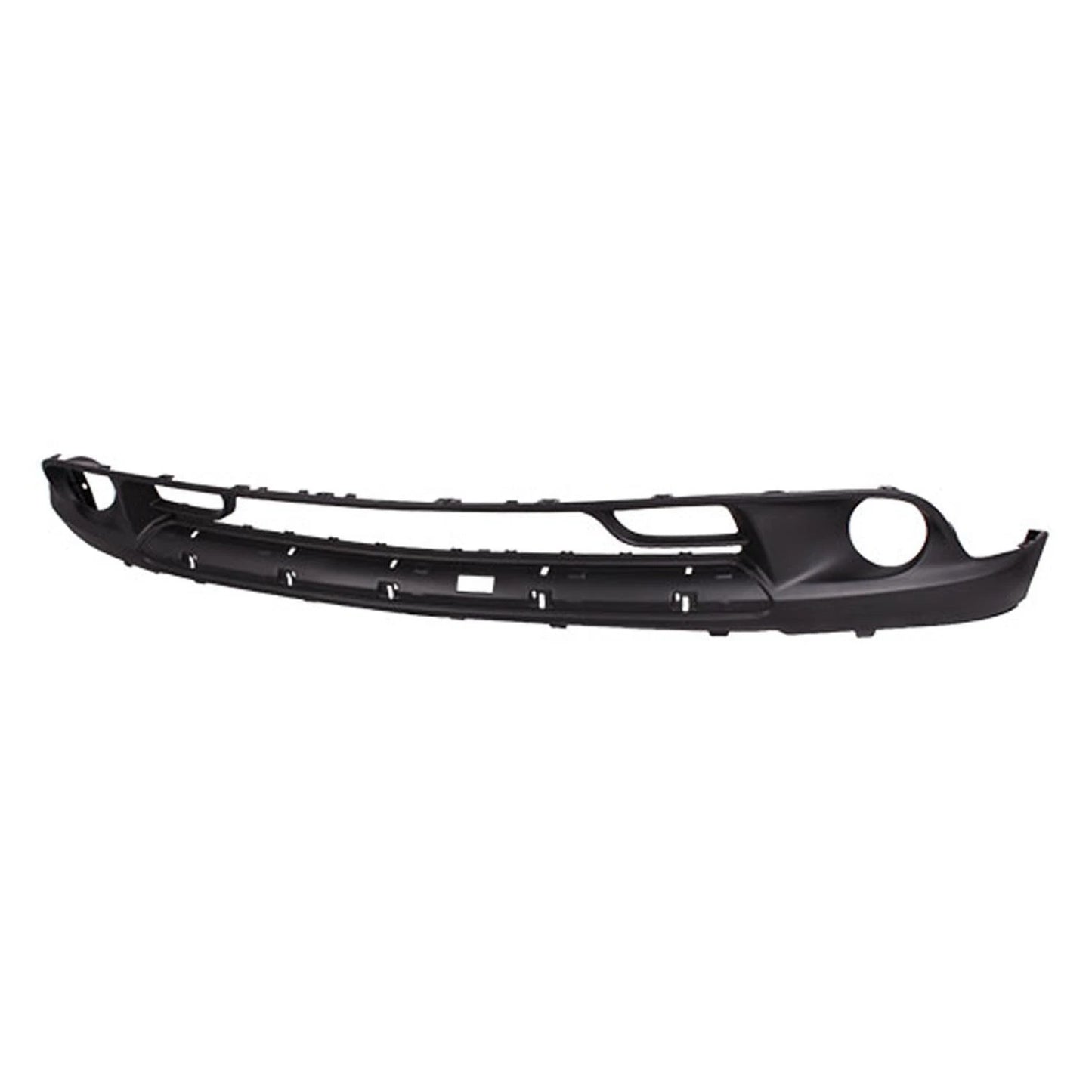 Replacement Black Textured Polypropylene Front Lower Bumper Cover
