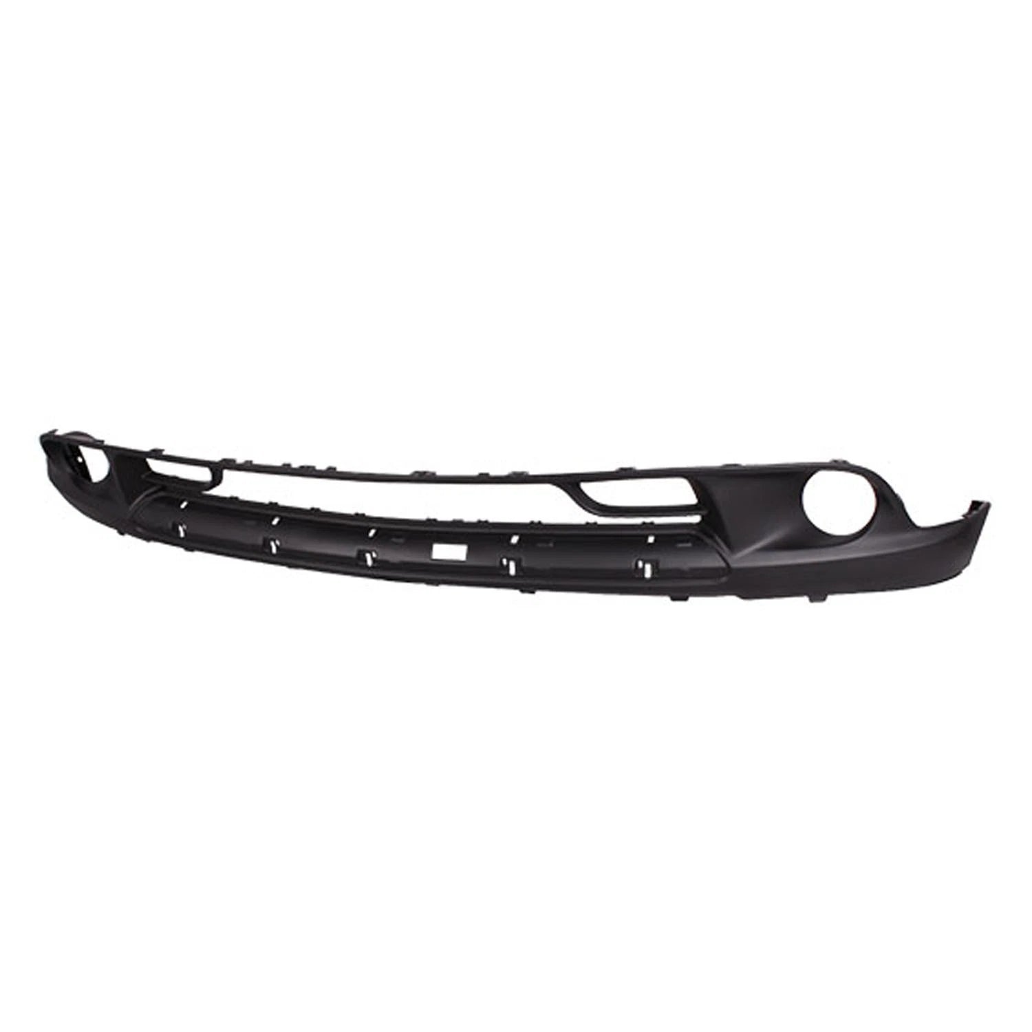 Replacement Black Textured Polypropylene Front Lower Bumper Cover