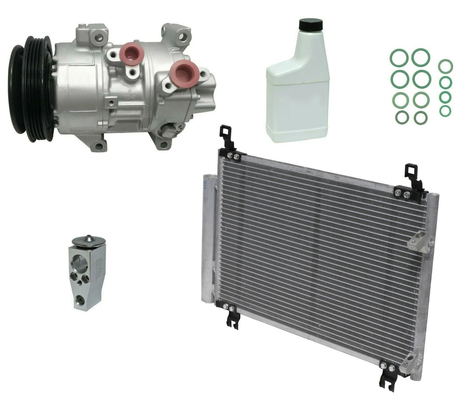 AC Compressor Kit with Condenser for Audi A4 B8 (2009–2016)
