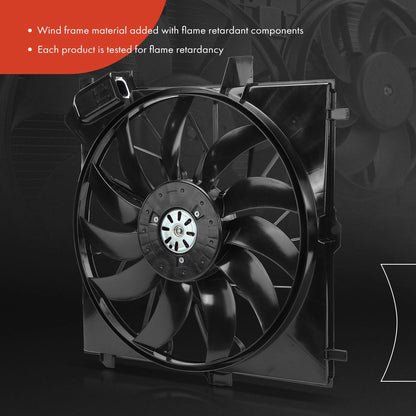 Cooling Fan Assembly with Brushless Motor for Mercedes-Benz G55 AMG (2005–2011)