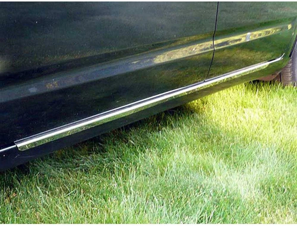 2pc. Luxury FX Chrome Rocker Trim w/Crease for 2004-2009 Toyota Prius