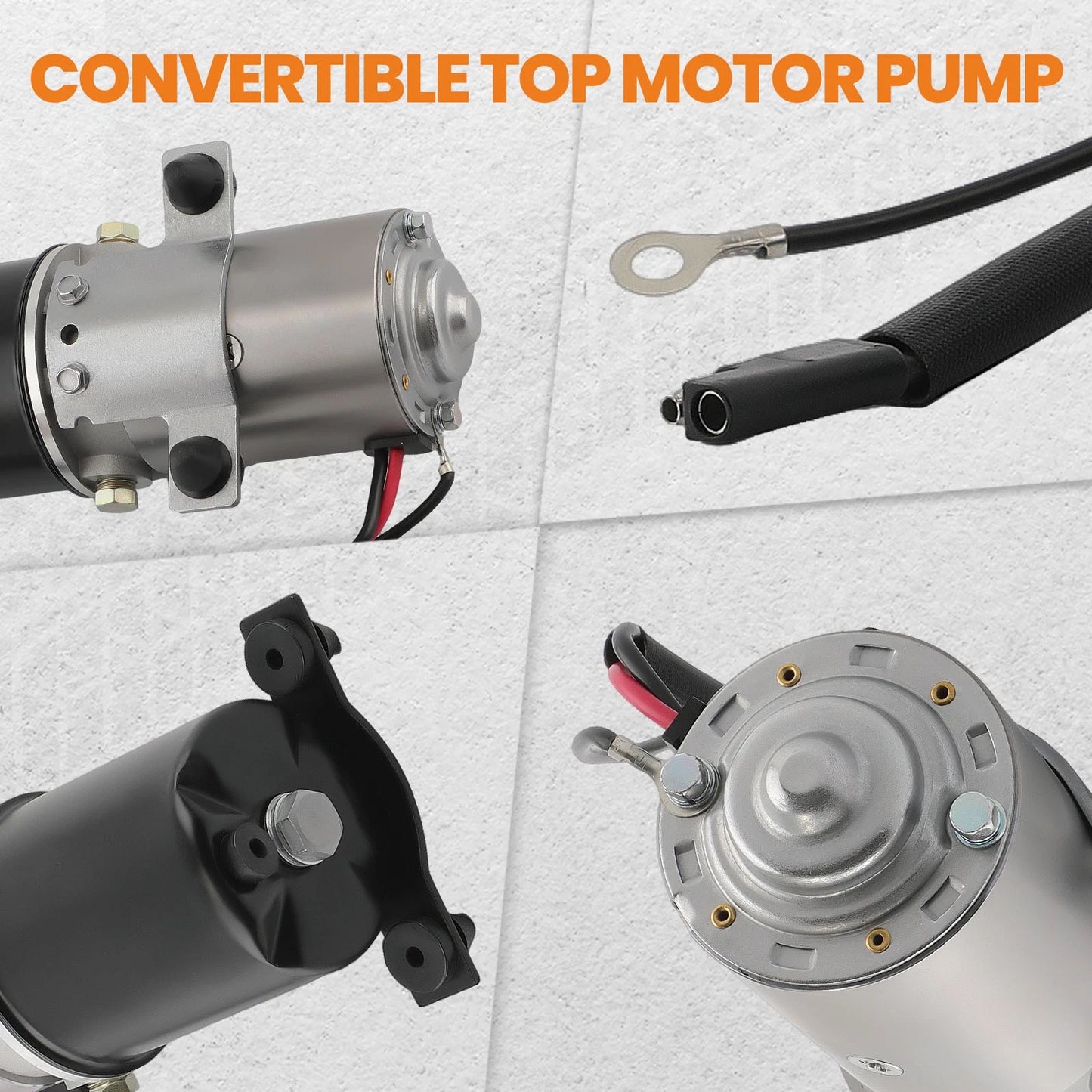 Convertible Top Hydraulic Pump for Ford Mustang (1979–1993) Steel
