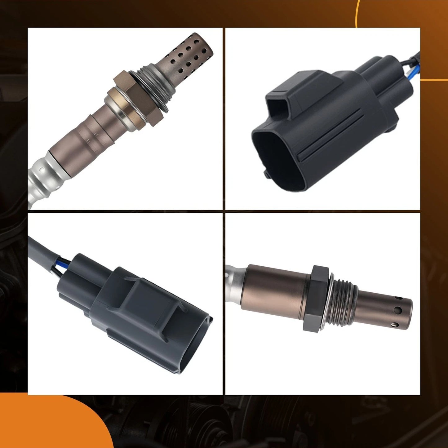 4PC Up+Down Oxygen Sensor for Volvo XC90 3.2L (2007–2014)