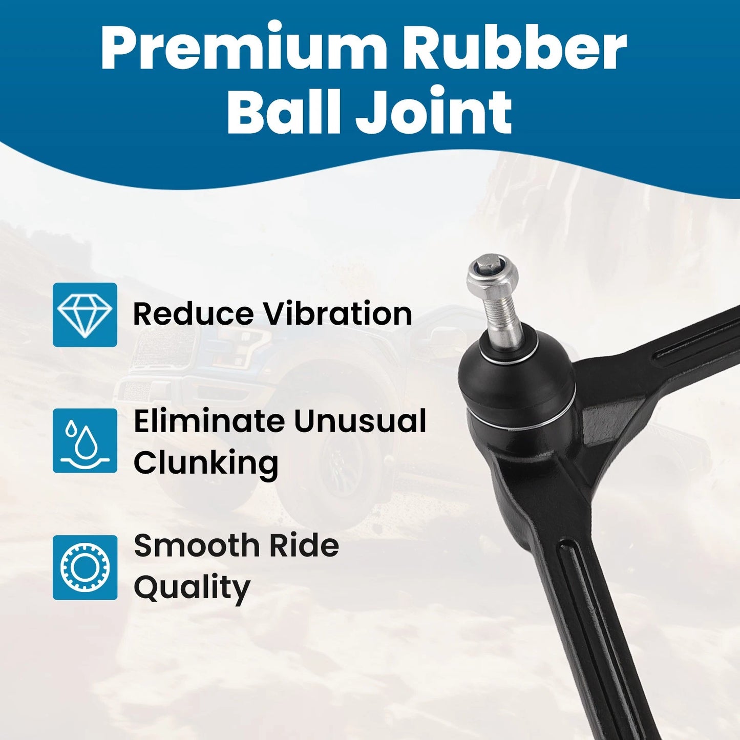 8x Front Upper Control Arms Ball Joints Tie Rods for Jeep Liberty (2005–2007)