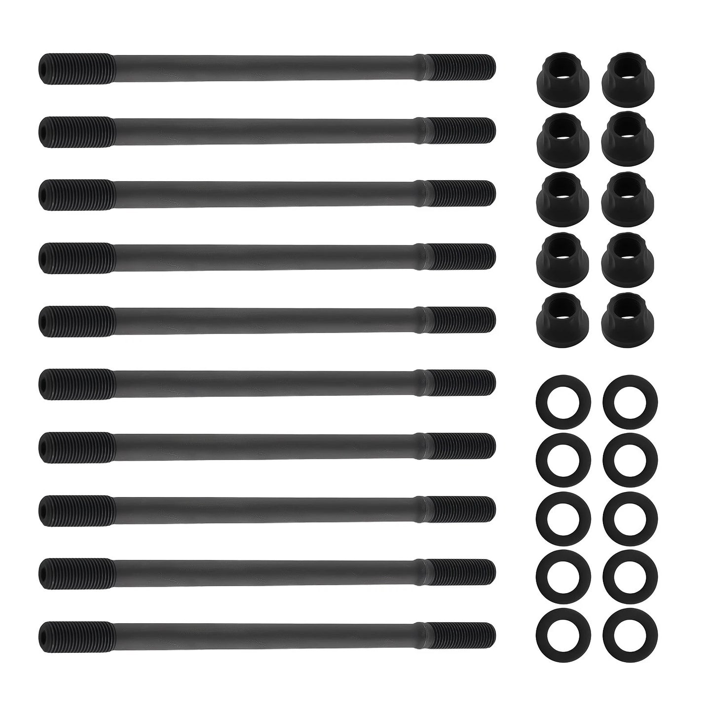 Black Head Studs for Honda Prelude H22A1 H22A4 (1993–2001)