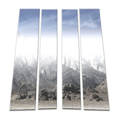 Chrome Pillar Post Covers 4Pc for Scion xD (2008–2015)