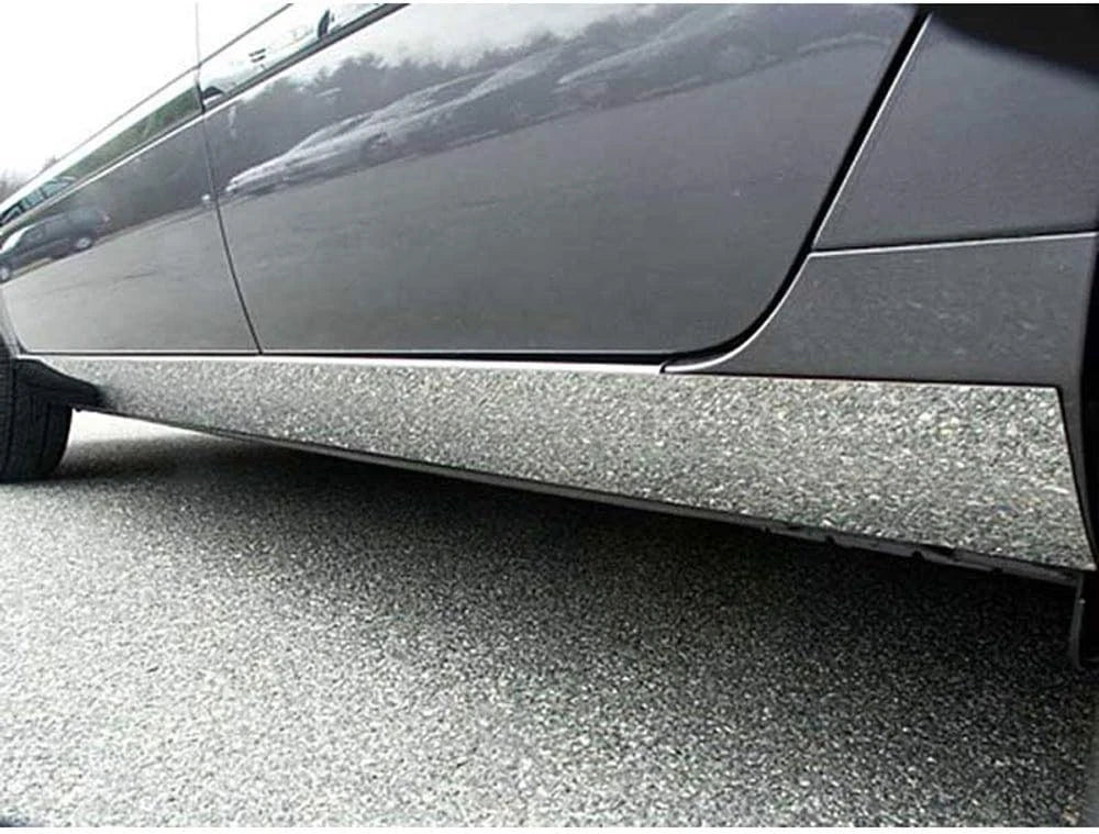 4p Luxury FX Chrome 4.51' Lower Rocker Molding Trim for 2006.5-2010 Kia Optima
