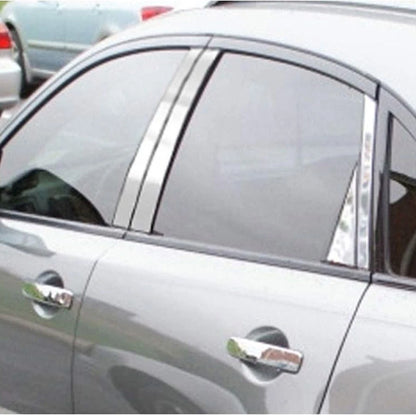 8pc Stainless Steel Pillar Post Trim Replacement for Infiniti FX35 (2004–2008)