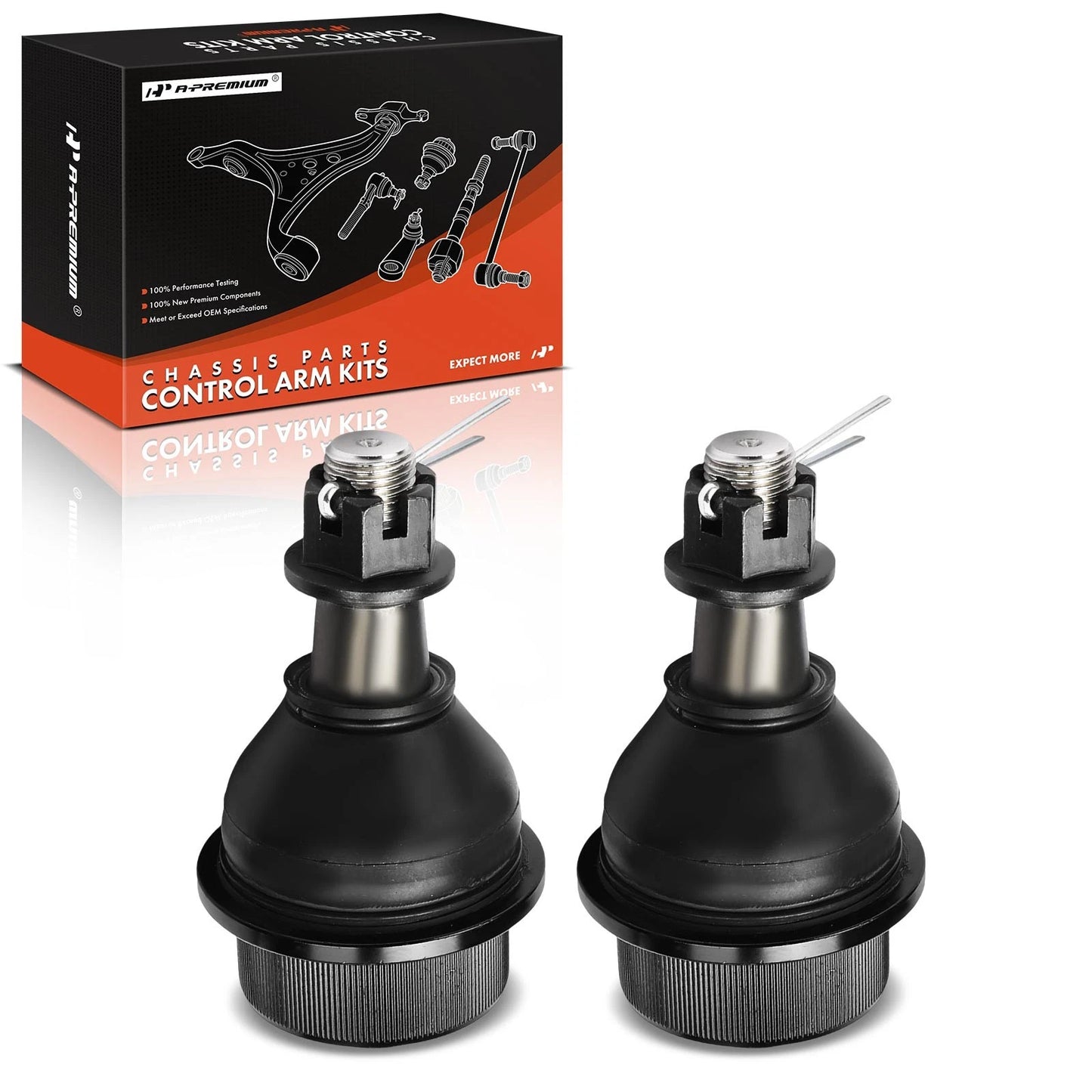 2X Front Lower Ball Joint for Chevy Silverado 2500 HD GMC Sierra 2500 (2001–2007)