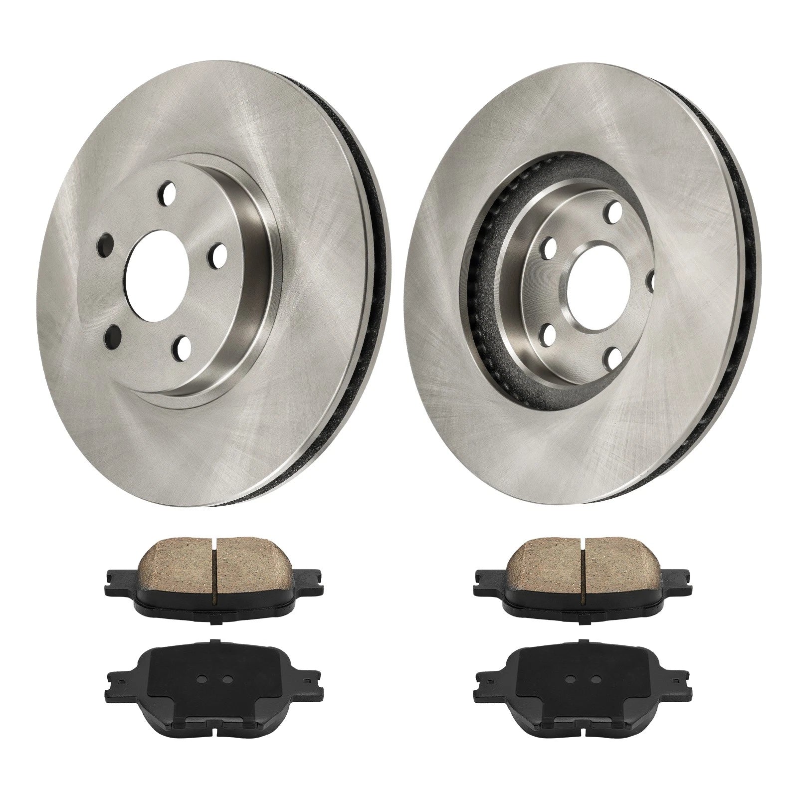 Brake Rotors and Ceramic Pads Kit Front for Toyota Celica 2002–2005
