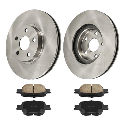 Brake Rotors and Ceramic Pads Kit Front for Toyota Celica 2002–2005
