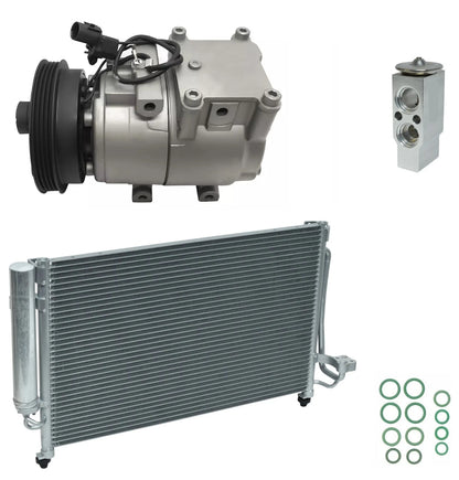 AC Compressor Kit With Condenser for Kia Rio 1.6L (2005–2011)