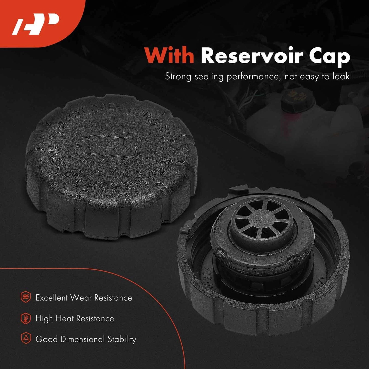 Coolant Expansion Tank with Cap for Benz CL55 AMG (2000–2006)