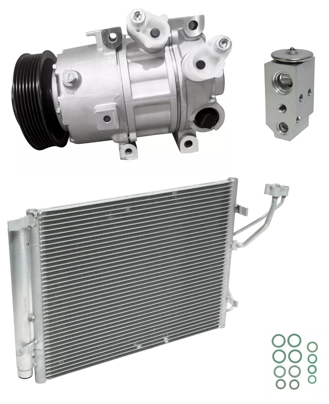 AC Compressor Kit with Condenser for Kia Optima 2.0L (2019–2022)