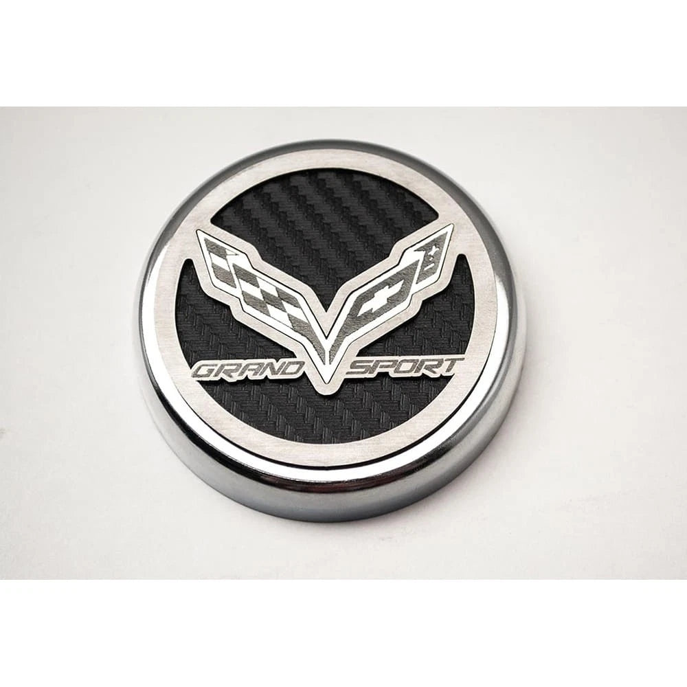 Cap Covers 5pc Purple Carbon Fiber Vinyl Inlay Set for 2016–2019 Corvette GS