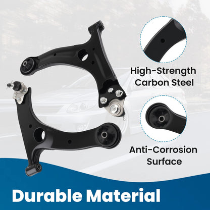 6x Control Arm w/Ball Joint and Sway Bar Link for Toyota Corolla (2003–2008)