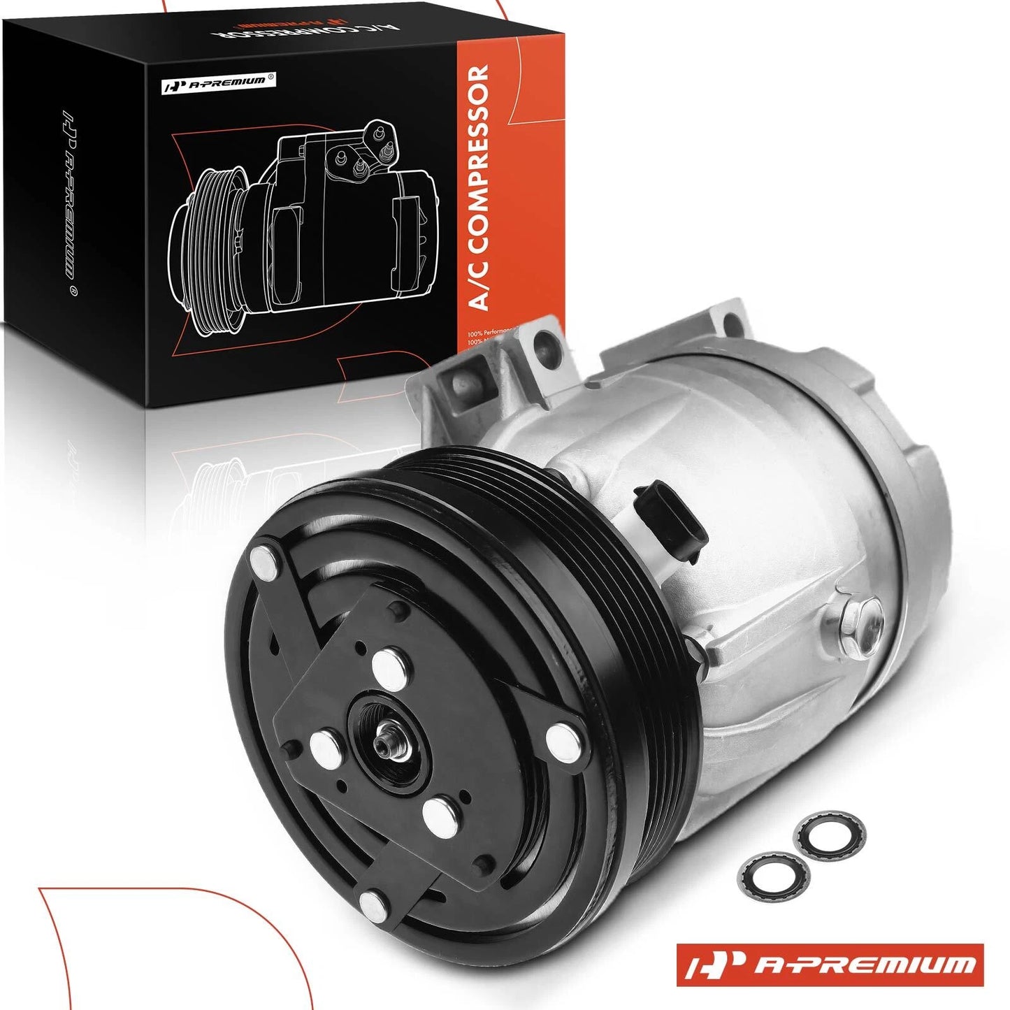 A/C Compressor with Clutch for Chevrolet Malibu (1997–1999) Buick Skylark (1997–1999)