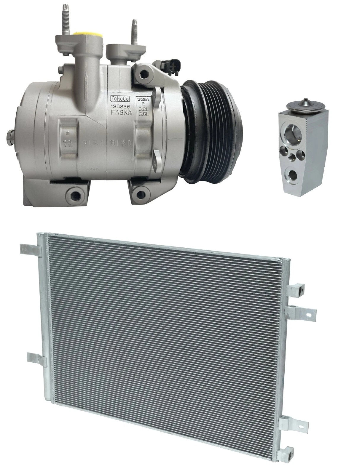 AC Compressor Kit With Condenser for Ford F-350 Super Duty (2019–2019)