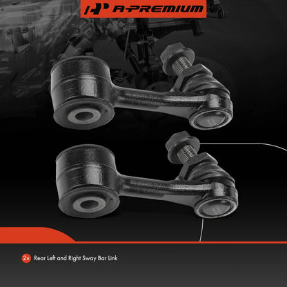 2X Rear Sway Bar Link for Chevy Silverado 3500 HD GMC Sierra 3500 HD (2001–2023)