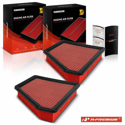 2X Engine Air Filter for Chevy Equinox GMC Terrain (2010–2017)