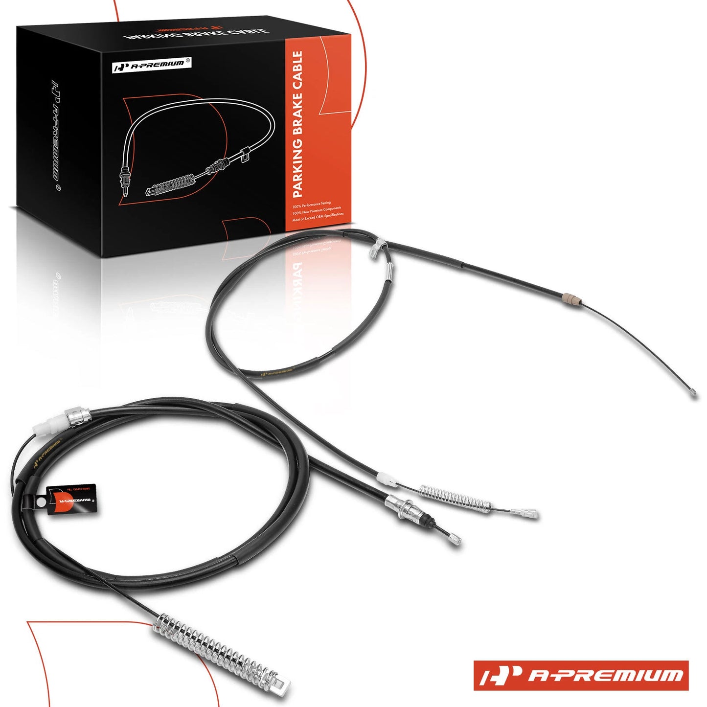 2X Rear Parking Brake Cable for Chevy Silverado 1500 GMC Sierra 1500 (2007–2013)