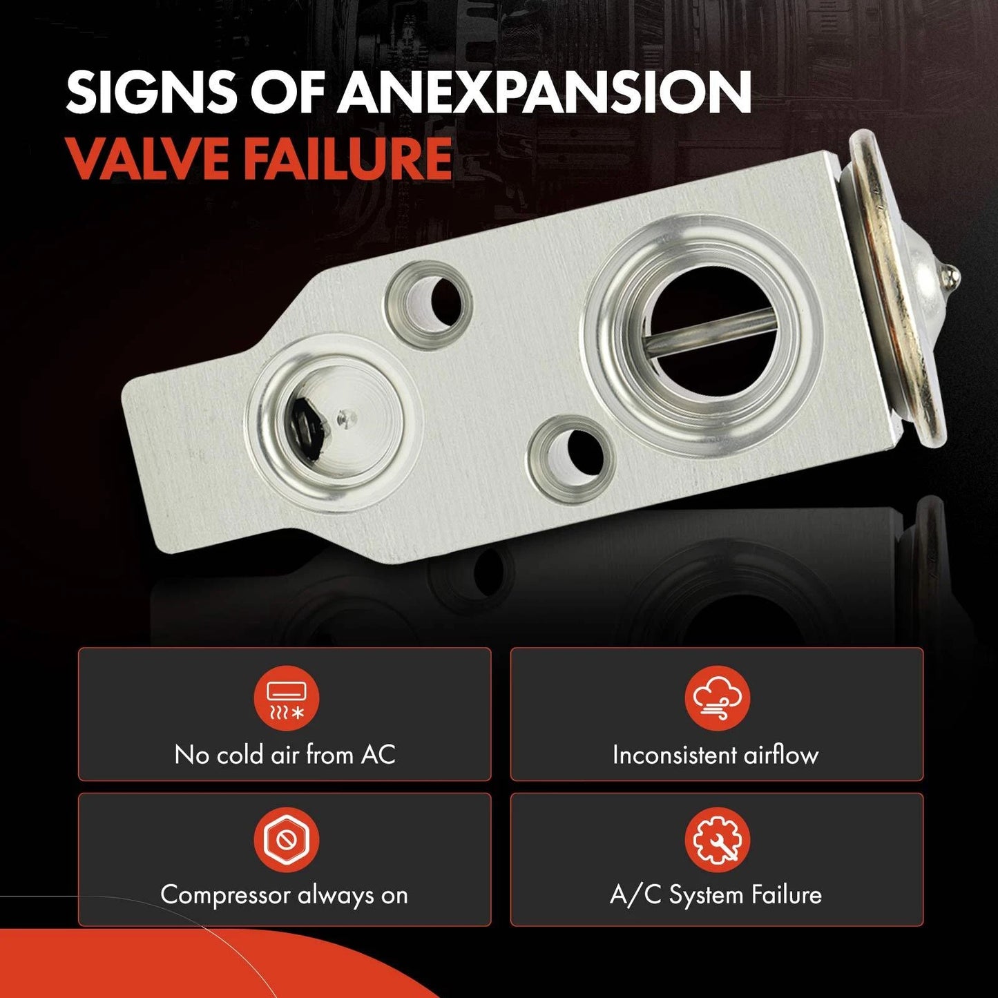 A/C Expansion Valve for Suzuki Forenza, Reno, Chevrolet Optra (2004–2008)