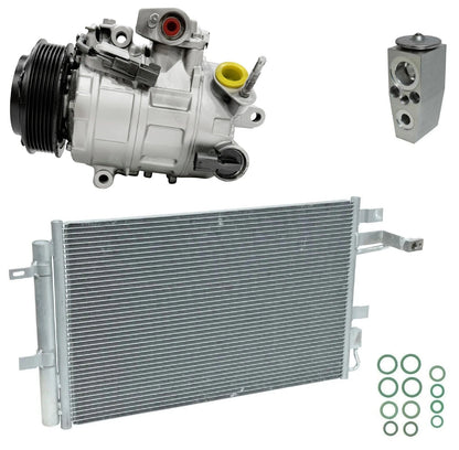 A C Compressor Kit w Condenser Replacement for Police Interceptor (2018–2018)
