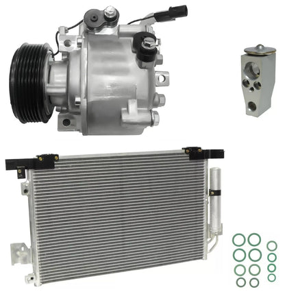 AC Compressor Kit with Condenser for Mitsubishi Outlander Sport 2.0L (2017)