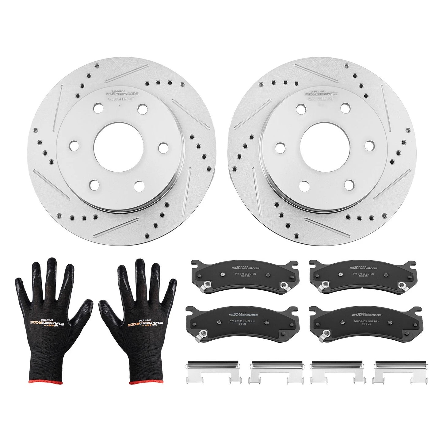 Front Brake Rotors and Pads Kit for Chevrolet Astro/Avalanche 1500 (1996–2005)