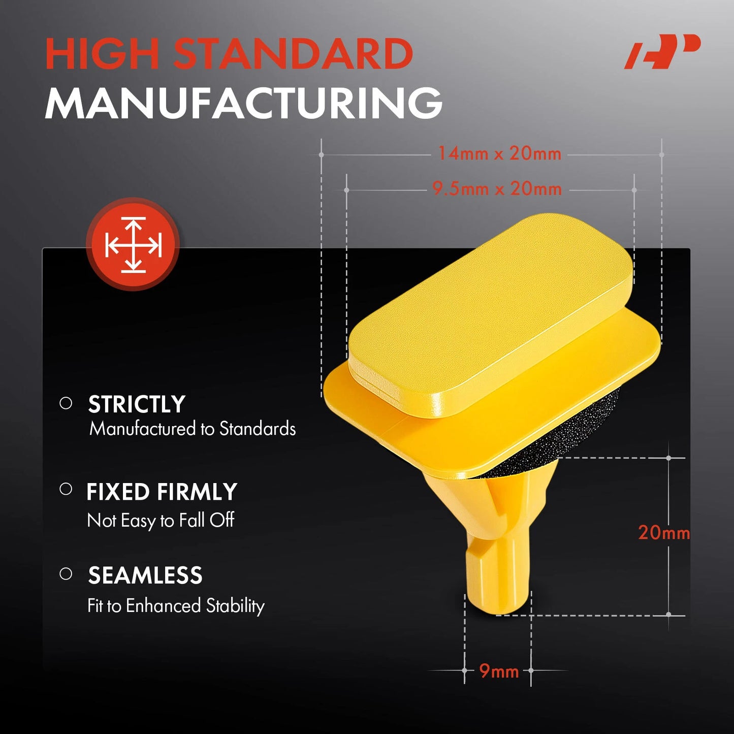 30 Pcs Nylon Rocker Panel Moulding Retainers for GM (Various Models)