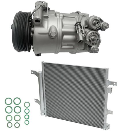 A/C Compressor Kit With Condenser Replacement for Jaguar XFR 5.0L (2014)