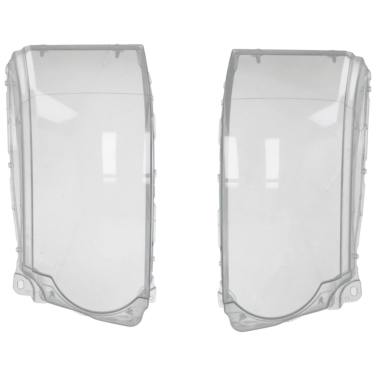 Front Headlight Cover Lens Pair for Land Rover Range Rover Sport (2010–2013) Clear
