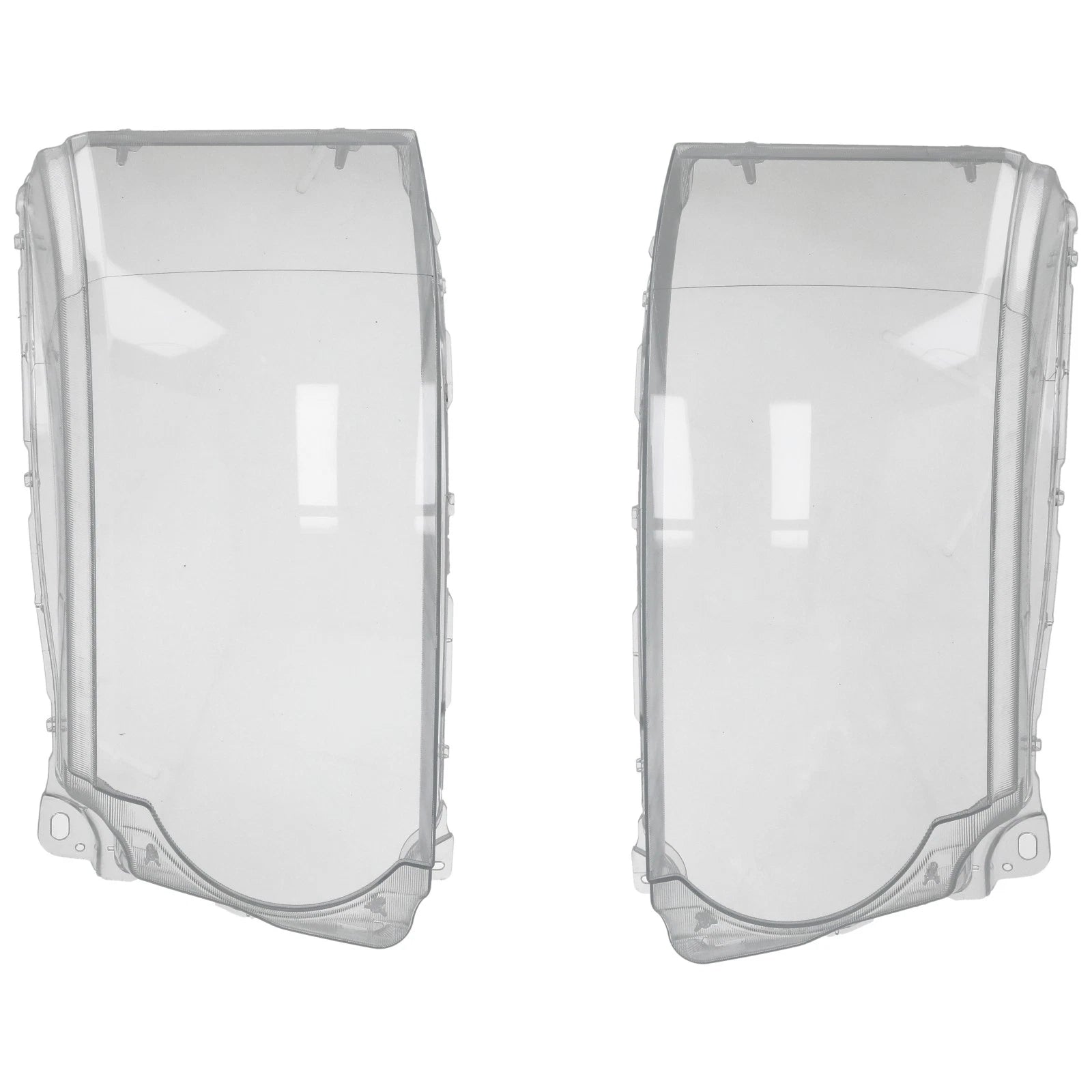 Front Headlight Cover Lens Pair for Land Rover Range Rover Sport (2010–2013) Clear