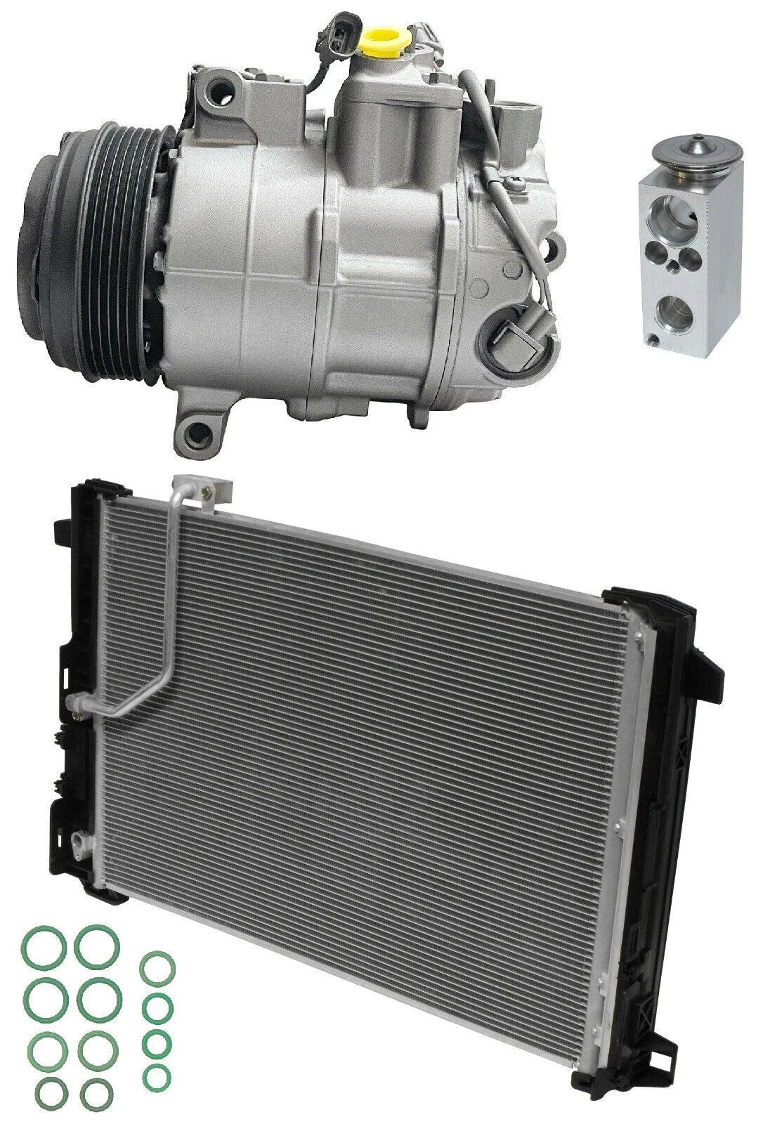 AC Compressor Kit with Condenser for Mercedes E250 2.1L (2016–2016)