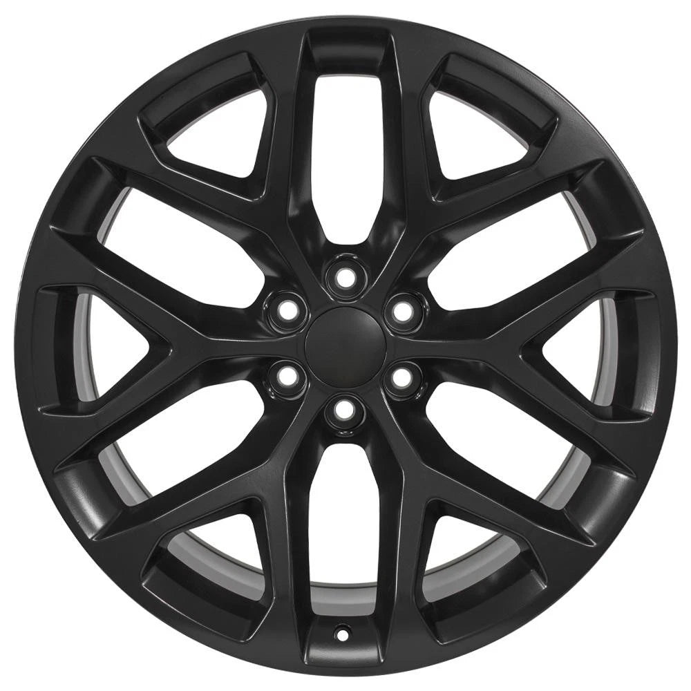 24" Satin Black Wheel Replacement for 2024 Chevy Colorado (2023–2024)