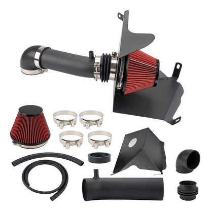 Cold Air Intake Kit for Jeep Cherokee XJ 1991–2001 4.0L (Black/Red)