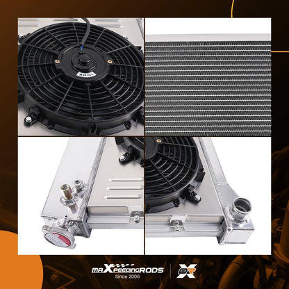 3 Row Cross Flow Radiator Shroud Fan for Chevy C/K Van (1967–1979)