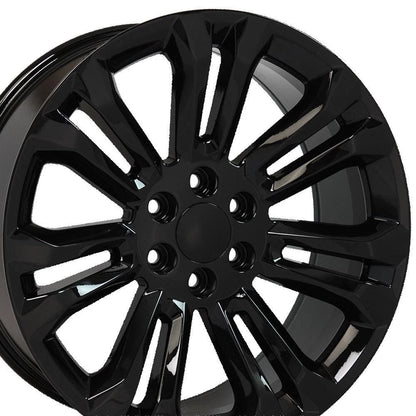 22" Gloss Black Wheel for 1992-1994 Chevy Blazer - RVO4646 - RVO4646