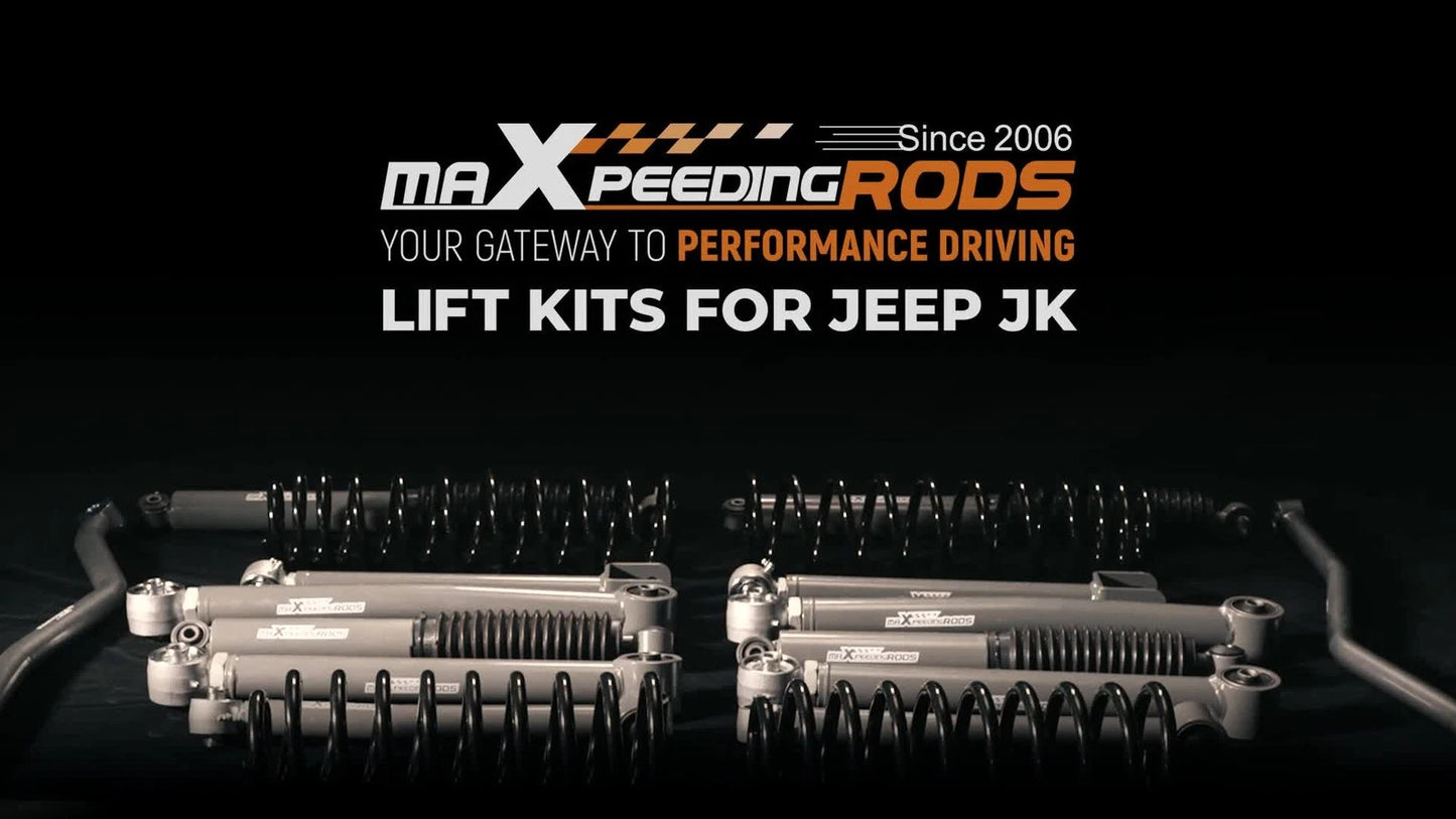 Front Sway Bar Links Disconnect for Jeep Wrangler JK JKU 2007–2021 (2.5–6" Lift)